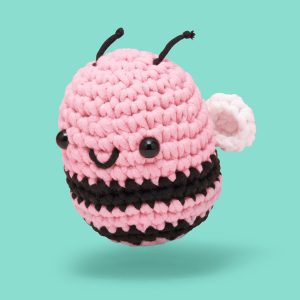 Cornelius the Bee Pink Crochet Kit | The Woobles