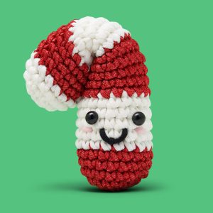 Peppi the Candy Cane Crochet Kit | The Woobles