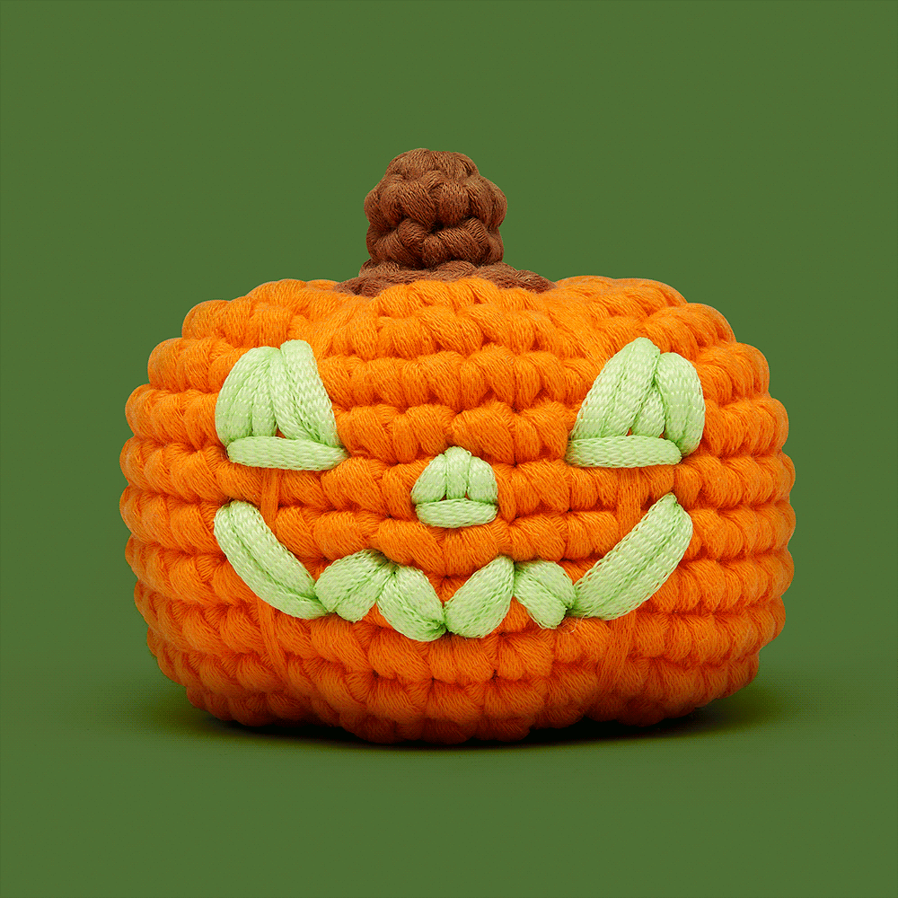 Hal the Jack-o'-lantern Crochet Kit | The Woobles - Image 2