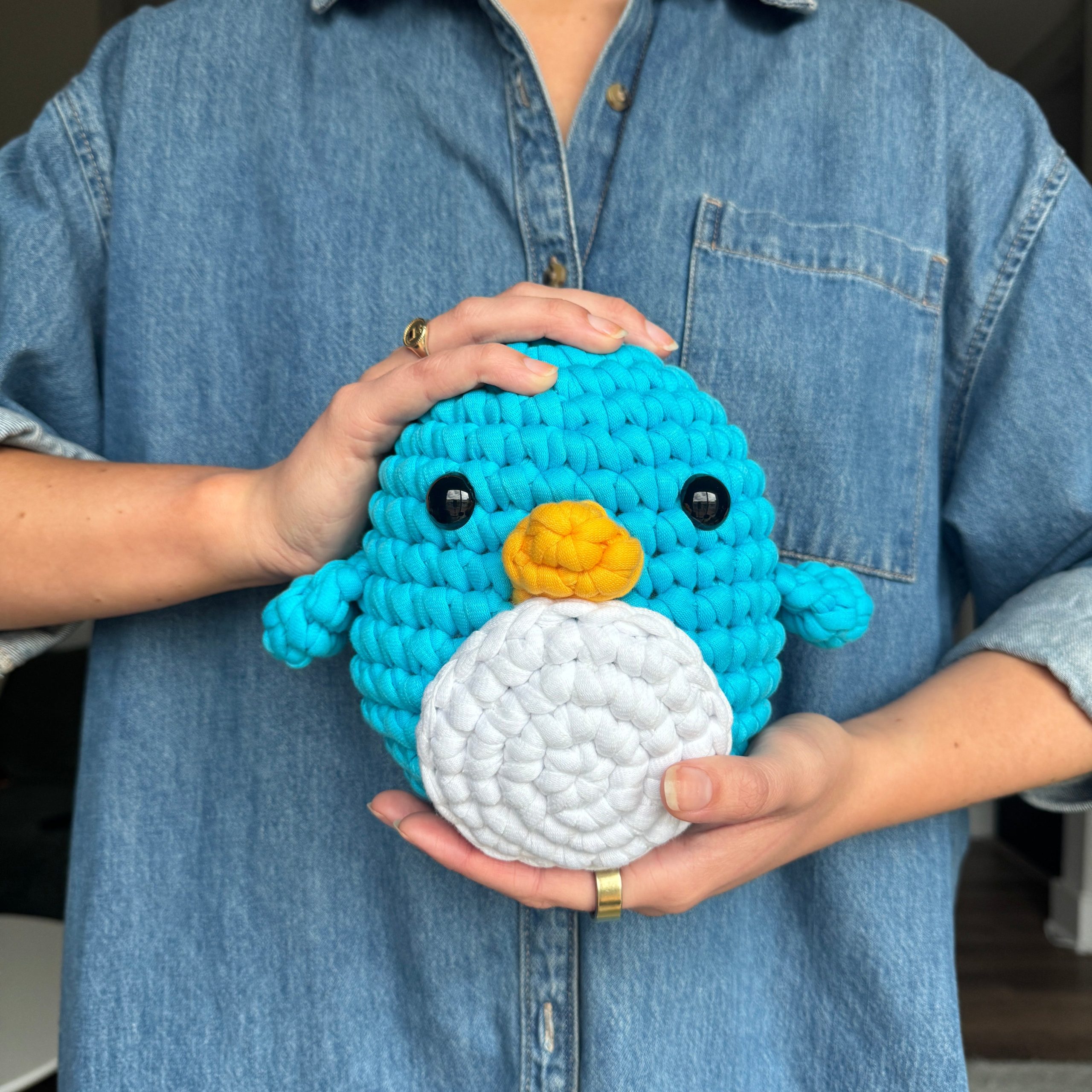 Pierre the Penguin Extra Squeezy Crochet Kit | The Woobles - Image 2