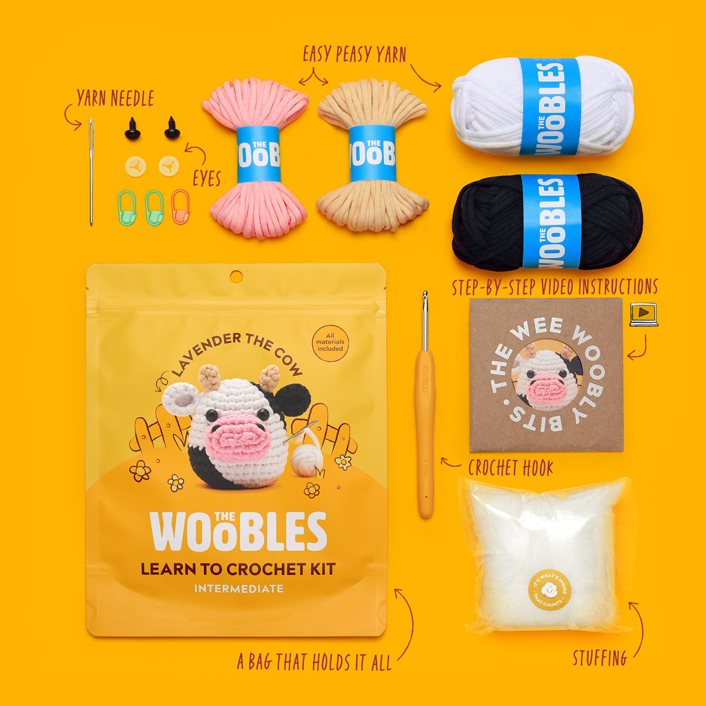 Cow Crochet Kit | The Woobles - Image 3