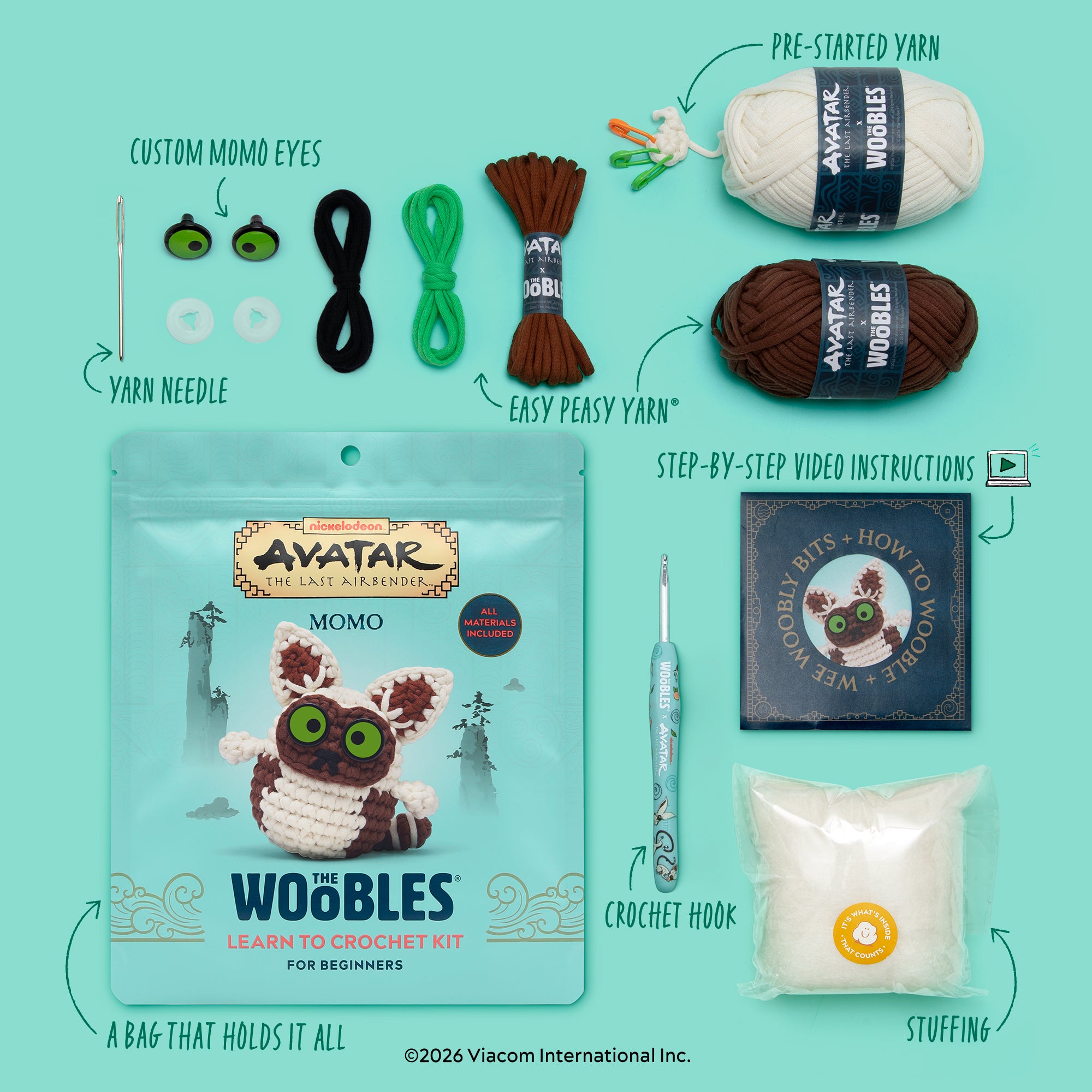Momo Crochet Kit | The Woobles - Image 2