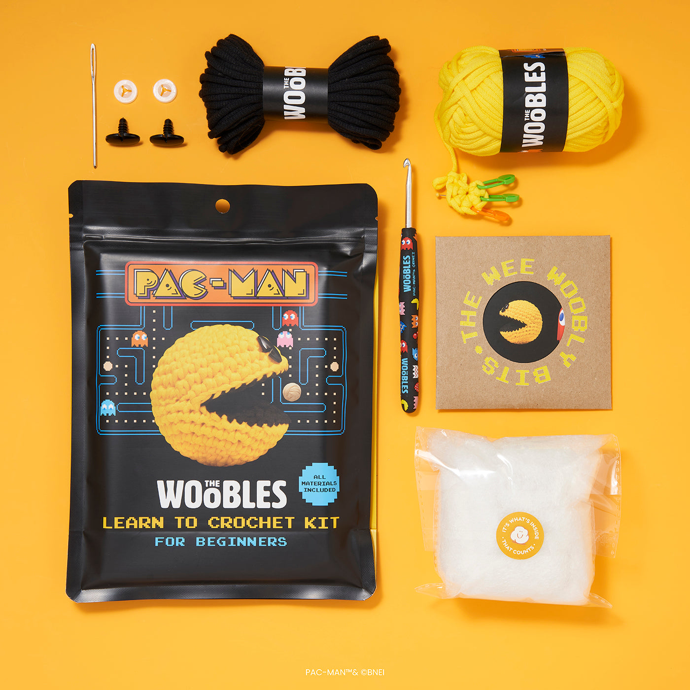 PAC-MAN Crochet Bundle for Beginners | The Woobles - Image 4