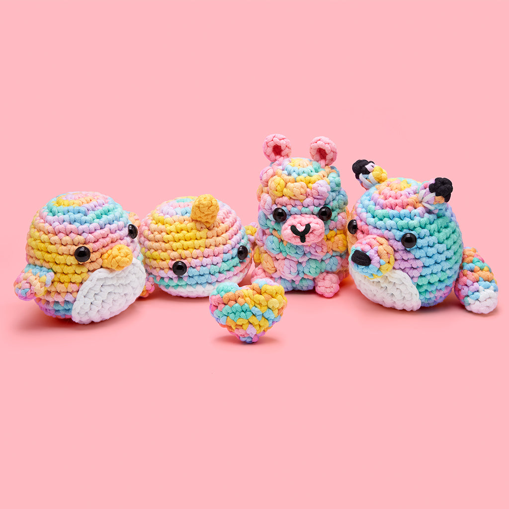Tiny Pastel Heart Crochet Kit | The Woobles - Image 2