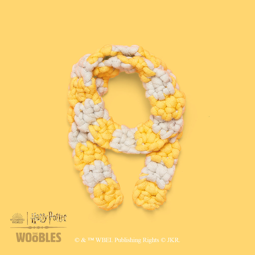 Tiny Hufflepuff™ Scarf Crochet Kit | The Woobles
