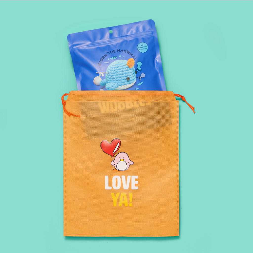 Draw You In Drawstring Bags | The Woobles - Image 2