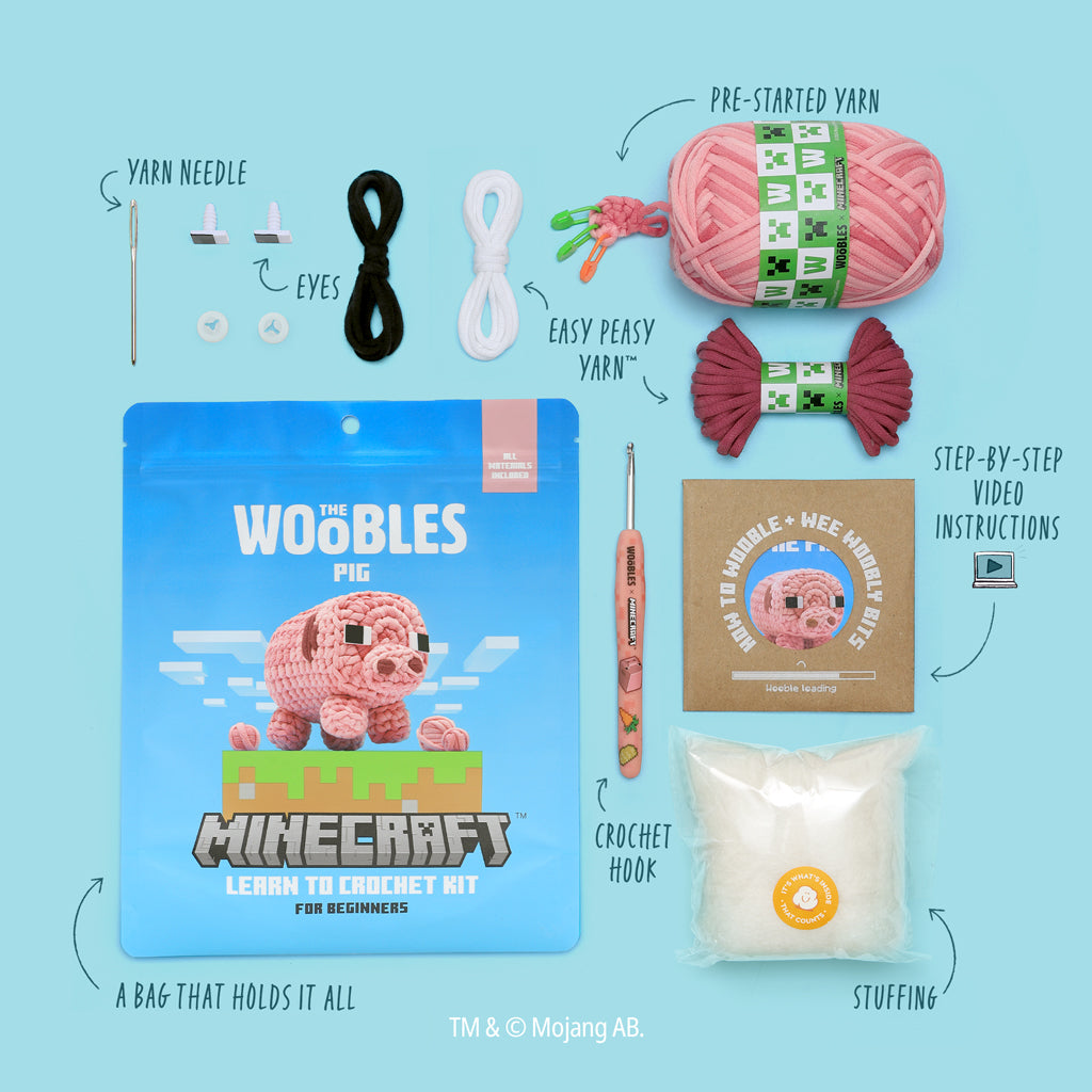 Minecraft Pig Saddle Up Bundle | The Woobles - Image 4