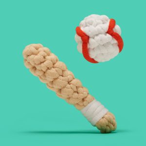 Tiny Baseball and Bat Accessory Kit | The Woobles