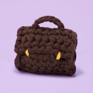 Tiny Briefcase Crochet Kit | The Woobles